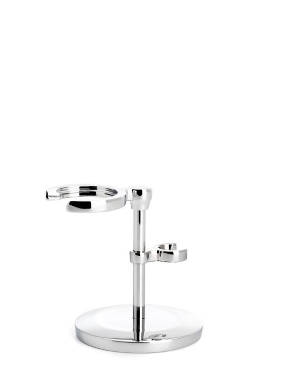 Standaard voor kwast en safety razor Chroom