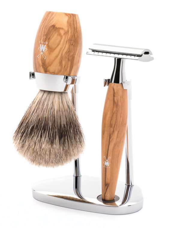 Scheerset - 3-delig - Fijndas - Kosmo Safety Razor